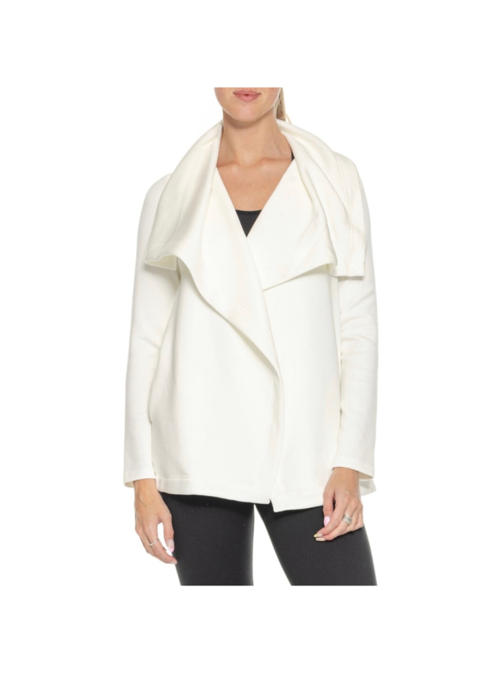 NWT Spanx AirEssentials Open Wrap Cardigan XS Cream Powder Drape MSRP $158